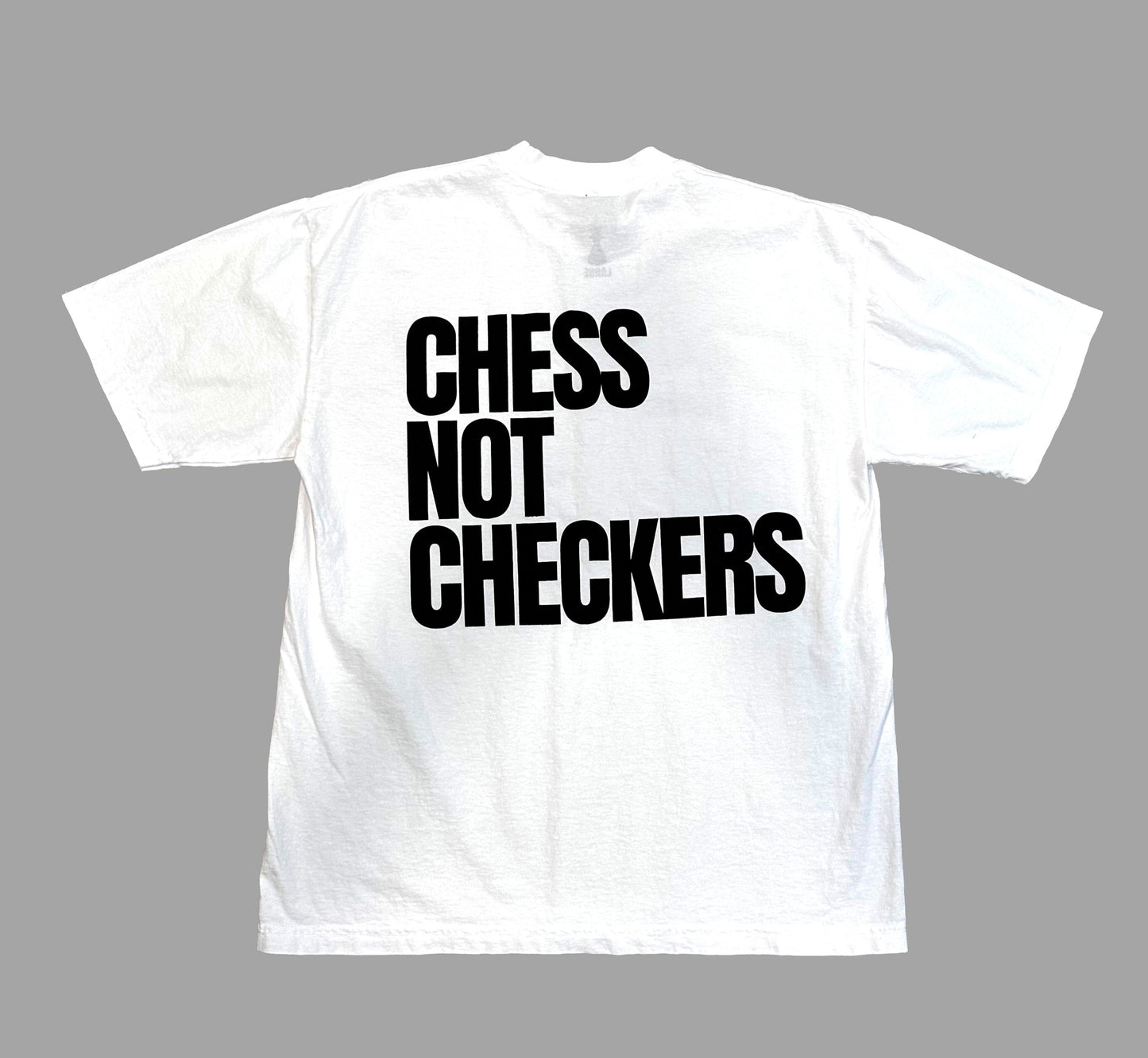 Chess Not Checkers Oversized T-shirt