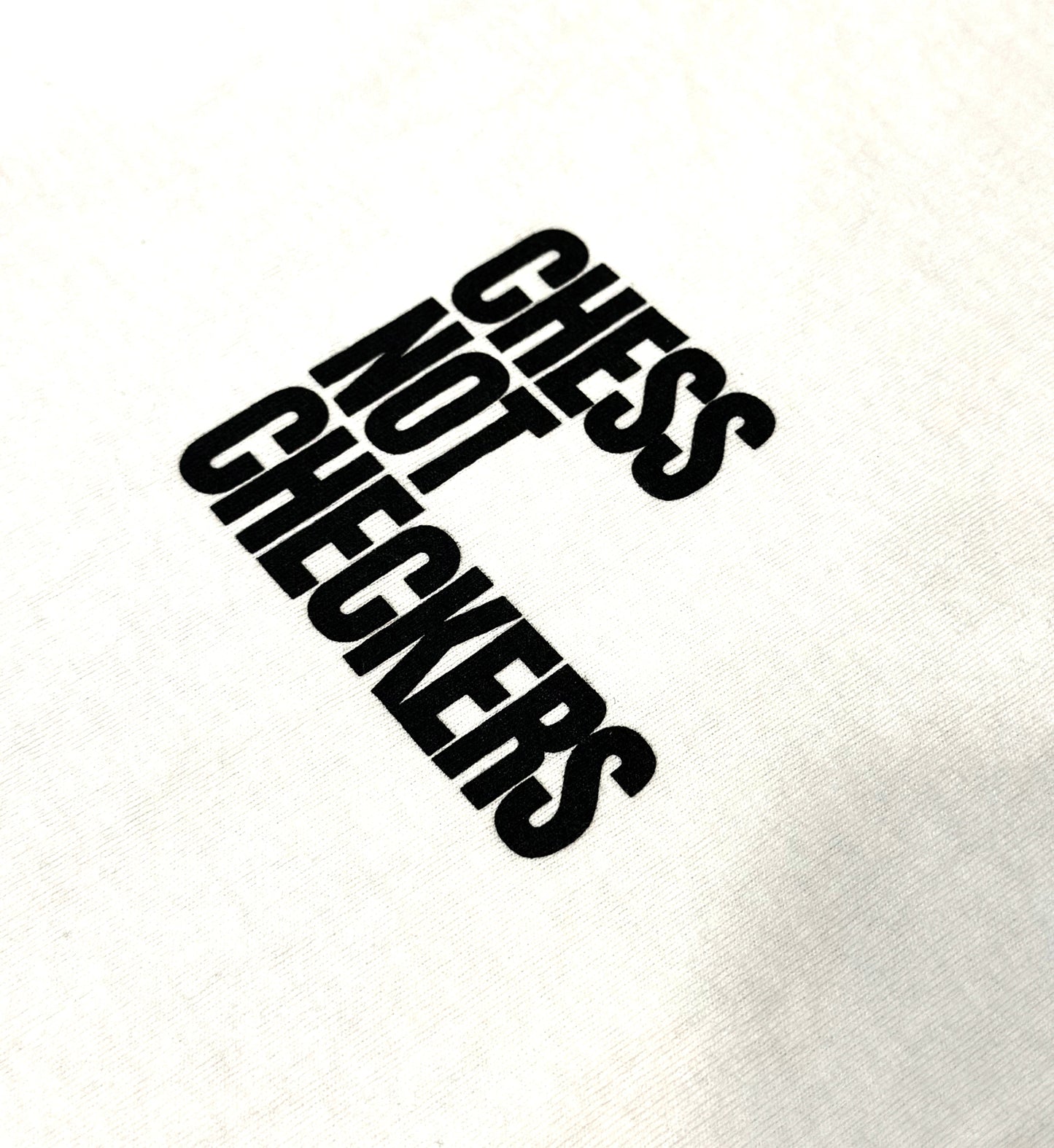 Chess Not Checkers Oversized T-shirt