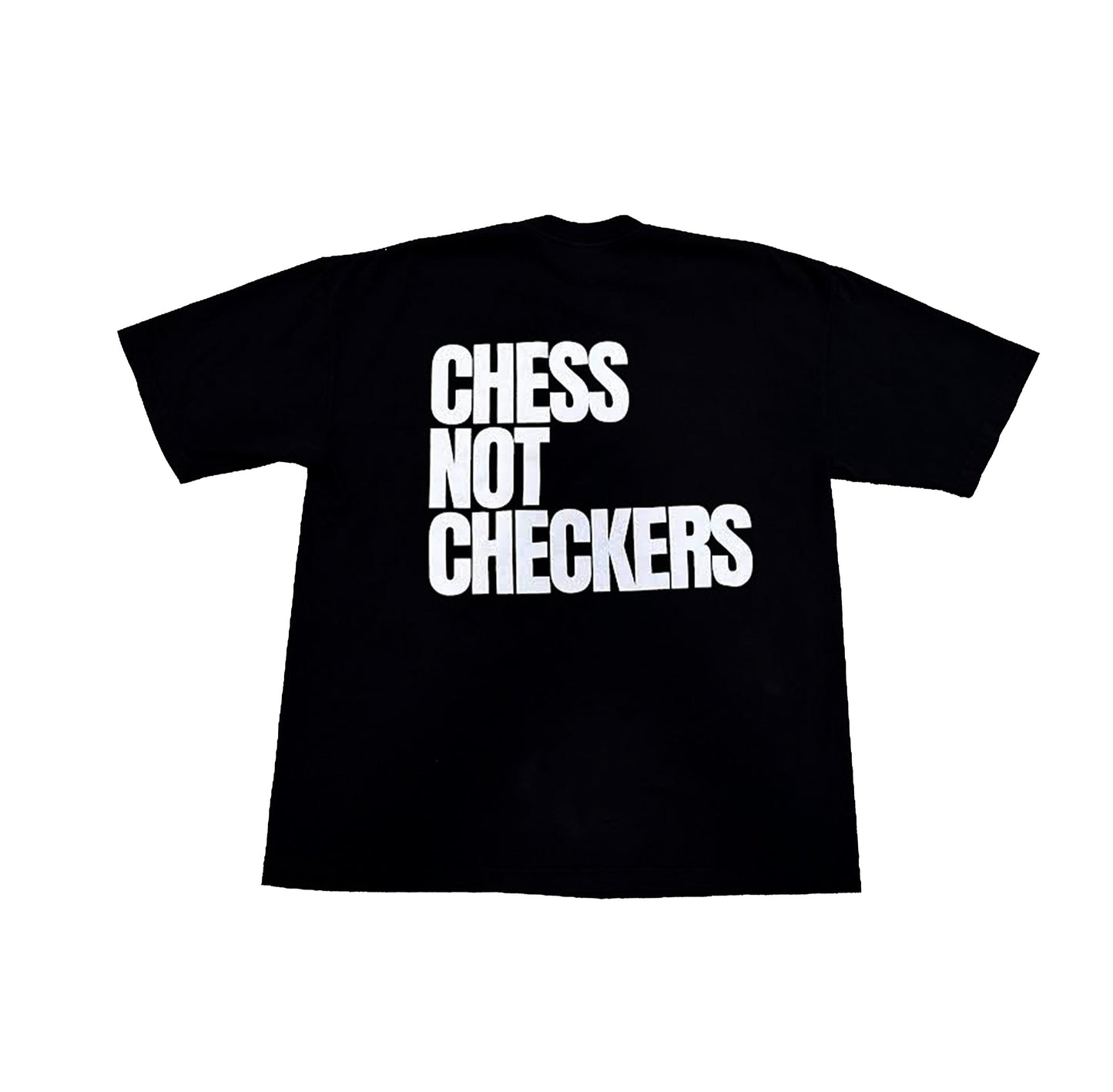 Chess Not Checkers Oversized T-shirt